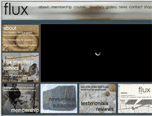 Tablet Screenshot of fluxstudios.org